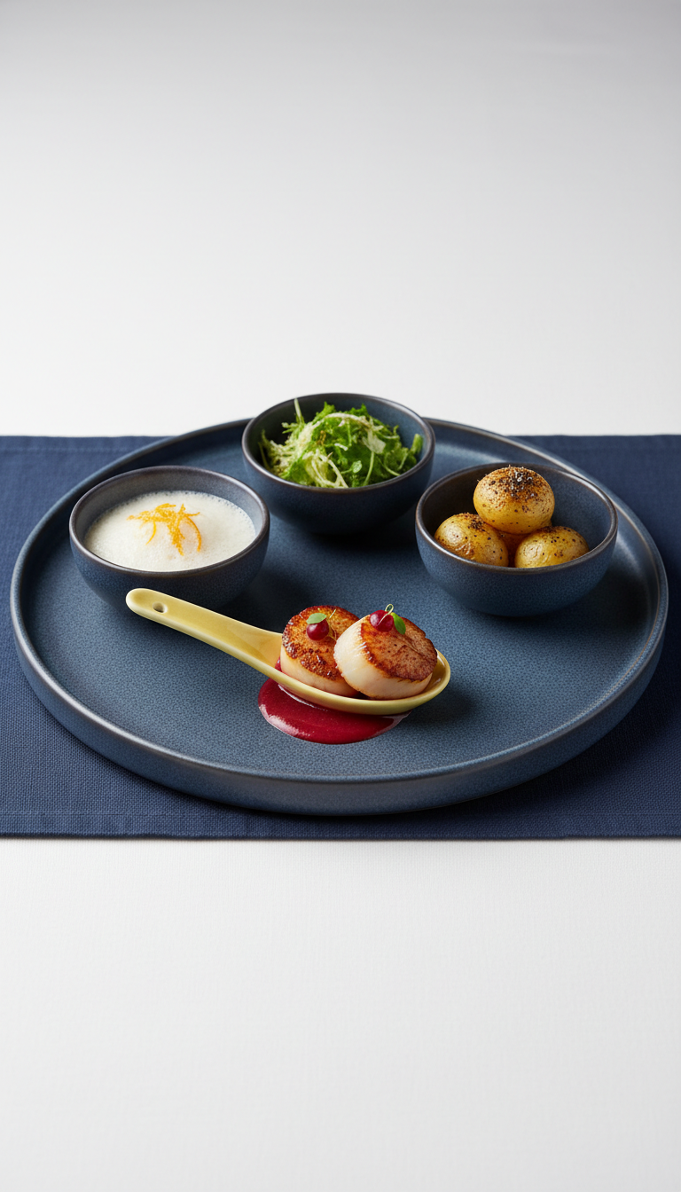 Chef-Curated Tasting Menu Platter